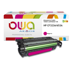 EN_Toner remanufacturé OWA - standard - Magenta - pour HP CF323A