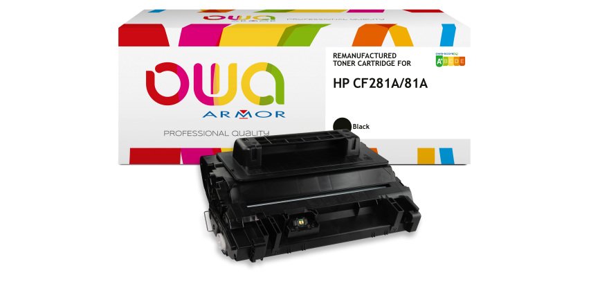Toner remanufacturé OWA - standard - Noir - pour HP CF281A