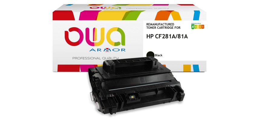 Toner remanufacturé OWA - standard - Noir - pour HP CF281A