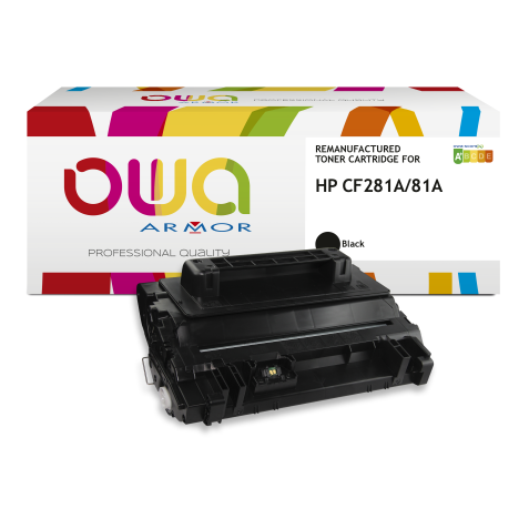 Toner remanufacturé OWA - standard - Noir - pour HP CF281A