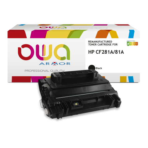 Toner remanufacturé OWA - standard - Noir - pour HP CF281A