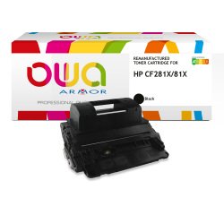 Toner remanufacturé OWA - haute capacité - Noir - pour HP CF281X