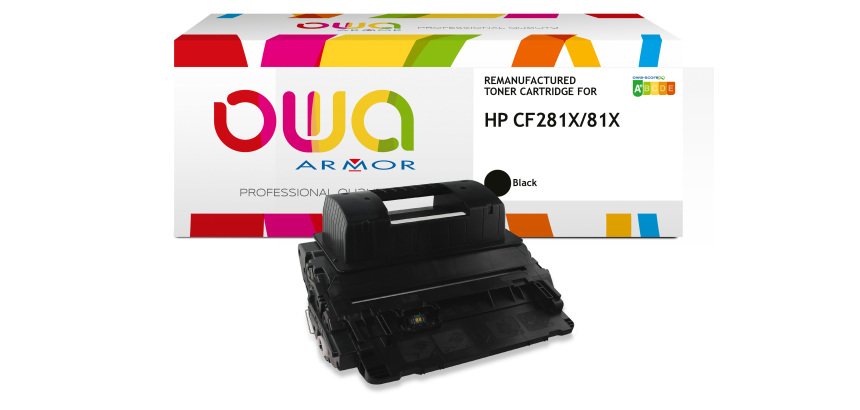 Toner remanufacturé OWA - haute capacité - Noir - pour HP CF281X