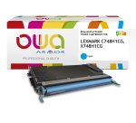 Toner remanufacturé OWA - haute capacité - pour LEXMARK C748H1CG, X748H1CG