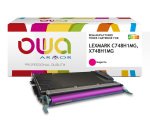 Toner remanufacturé OWA - haute capacité - pour LEXMARK C748H1CG, X748H1CG