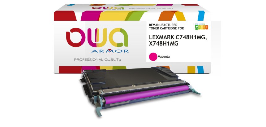 Gereviseerde OWA - hoge capaciteit - voor LEXMARK C748H1CG, X748H1CG