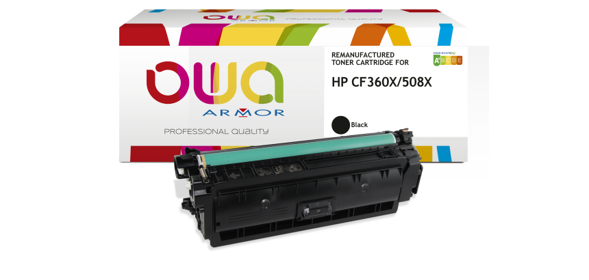 Toner remanufacturé OWA - haute capacité - Noir - pour HP CF360X