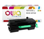 Toner remanufacturé OWA - standard - Noir - pour RICOH 407340