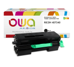 Toner remanufacturé OWA - standard - Noir - pour RICOH 407340