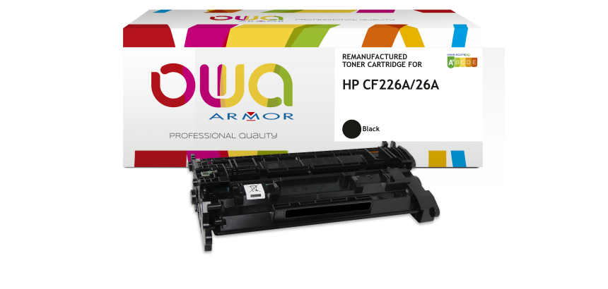 Toner Owa compatible HP 26A CF226A standard noir pour imprimante laser