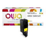 Toner remanufacturé OWA - très très haute capacité - Jaune - pour XEROX 106R01629