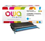 Toner remanufacturé OWA - standard - pour LEXMARK C734A2CG, C734A1CG