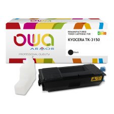 Toner remanufacturé OWA - standard - Noir - pour KYOCERA TK-3150