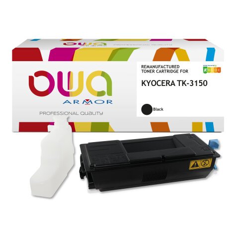 Toner remanufacturé OWA - standard - Noir - pour KYOCERA TK-3150