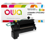 Toner remanufacturé OWA - haute capacité - Noir - pour LEXMARK X792X2KG, X792X1KG