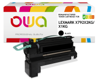 OWA Remanufactured Toner - High Capacity - Black - for LEXMARK X792X2KG, X792X1KG