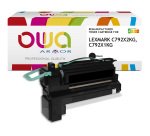 Toner remanufacturé OWA - haute capacité - Noir - pour LEXMARK C792X2KG, C792X1KG