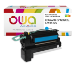 Toner remanufacturé OWA - haute capacité - pour LEXMARK C792X2CG, C792X1CG