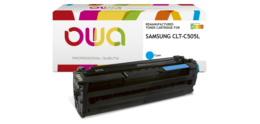Toner remanufacturé OWA - standard - pour SAMSUNG CLT-C505L/ELS