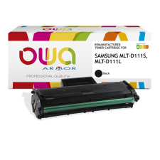 Toner remanufacturé OWA - haute capacité - Noir - pour SAMSUNG MLT-D111S/ELS, MLT-D111L/ELS