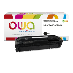 EN_Toner remanufacturé OWA - standard - Noir - pour HP CF400A