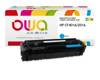 Toner remanufacturé OWA - standard - pour HP CF401A