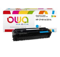 Toner remanufacturé OWA - standard - pour HP CF401A