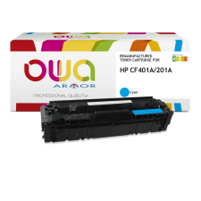 Toner remanufacturé OWA - standard - pour HP CF401A