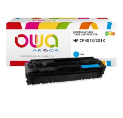 Toner remanufacturé OWA - haute capacité - pour HP CF401X
