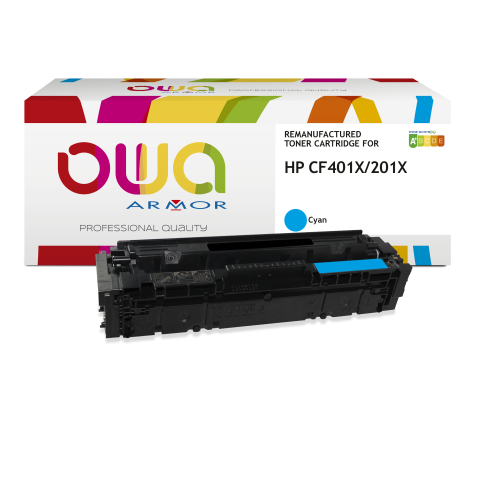 Gereviseerde toner OWA - hoge capaciteit - voor HP CF401X