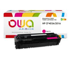 Toner remanufacturé OWA - standard - pour HP CF401A