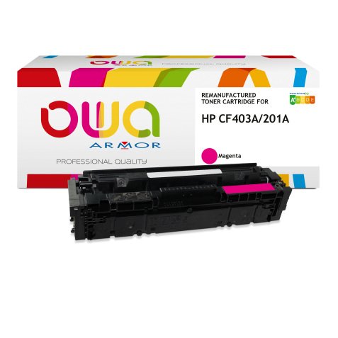 Toner remanufacturé OWA - standard - pour HP CF401A