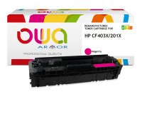 Toner remanufacturé OWA - haute capacité - pour HP CF401X
