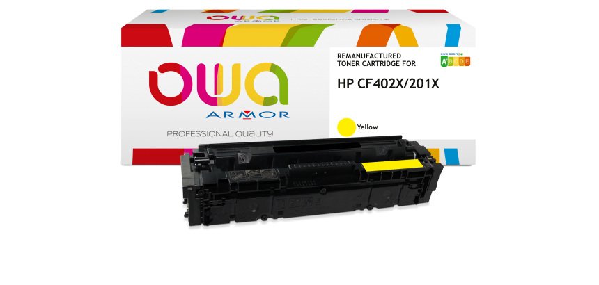 Gereviseerde toner OWA - hoge capaciteit - voor HP CF401X