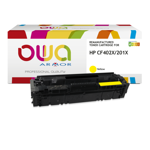 Toner remanufacturé OWA - haute capacité - pour HP CF401X
