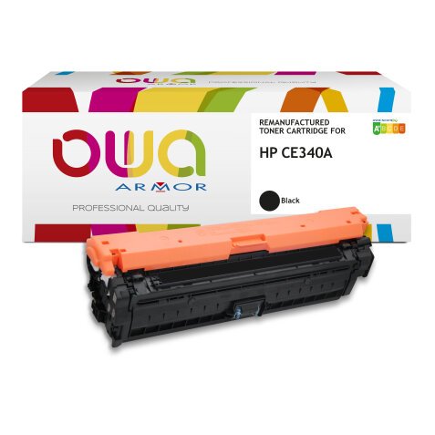 Toner remanufacturé OWA - standard - Noir - pour HP CE340A