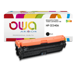 Toner remanufacturé OWA - standard - Noir - pour HP CE340A