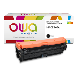 Toner remanufacturé OWA - standard - Noir - pour HP CE340A