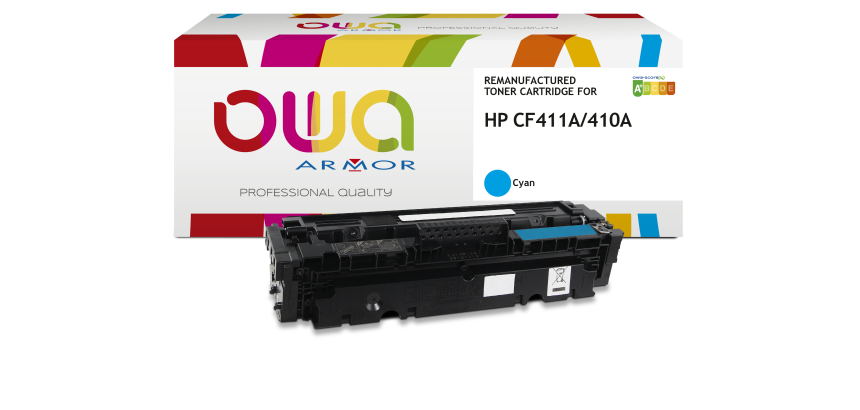 Toner remanufacturé OWA - standard - pour HP CF411A