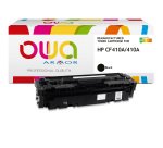 Toner remanufacturé OWA - standard - Noir - pour HP CF410A