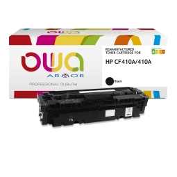 EN_Toner remanufacturé OWA - standard - Noir - pour HP CF410A