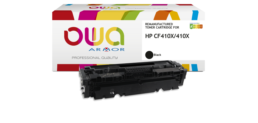 OWA wiederaufbereitete Kartusche - hohe Kapazität - Schwarz - für HP CF410X