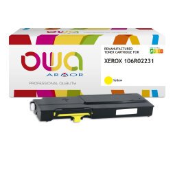 EN_Toner remanufacturé OWA - standard - Jaune - pour XEROX 106R02231