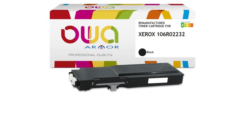 Toner remanufacturé OWA - standard - Noir - pour XEROX 106R02232