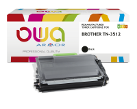 Toner remanufacturé OWA - haute capacité - Noir - pour BROTHER TN-3512