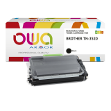 EN_Toner remanufacturé OWA - haute capacité - Noir - pour BROTHER TN-3520