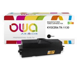 DE_Toner remanufacturé OWA - standard - Noir - pour KYOCERA TK-1130