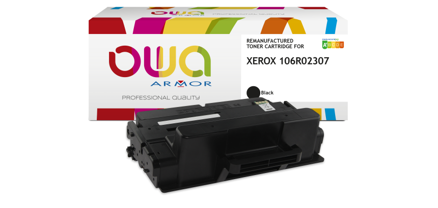 Toner remanufacturé OWA - haute capacité - Noir - pour XEROX 106R02307