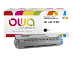 Toner remanufacturé OWA - standard - Noir - pour OKI 44315308