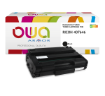 Toner remanufacturé OWA - standard - Noir - pour RICOH 407646